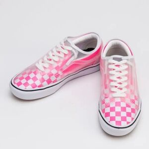 VANS ComfyCush Slip-Skool 'Knockout Pink Checkerboard' sneakers women's …